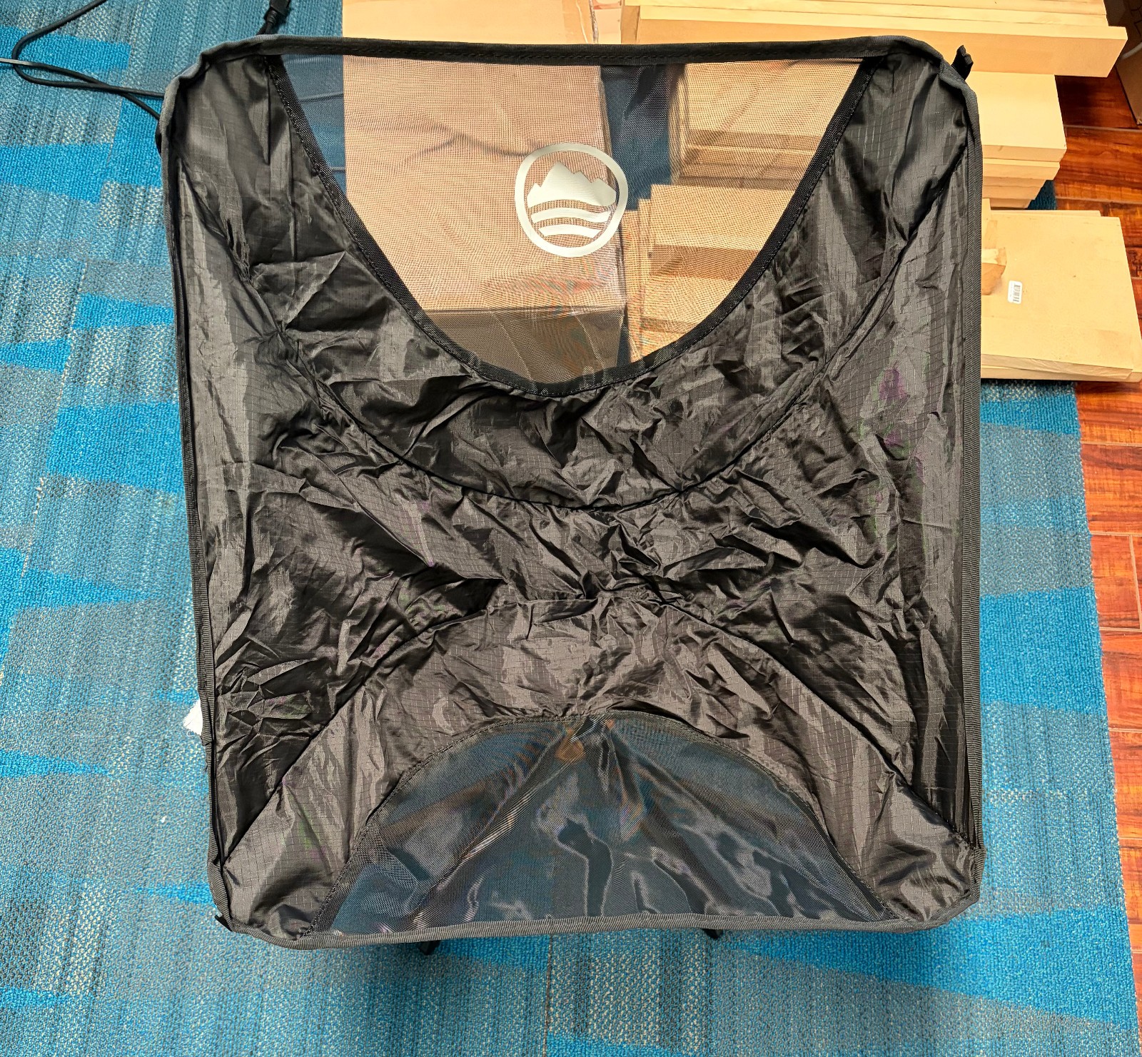 CLIQ Portable Chair Version 1.0 - Lightweight Folding Chair for Camping - Black