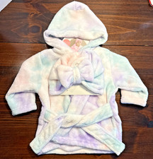 2 Piece Baby SPA SET Rising Star/Soft Plush/0-9 Months Robe Turban NO SLIPPERS