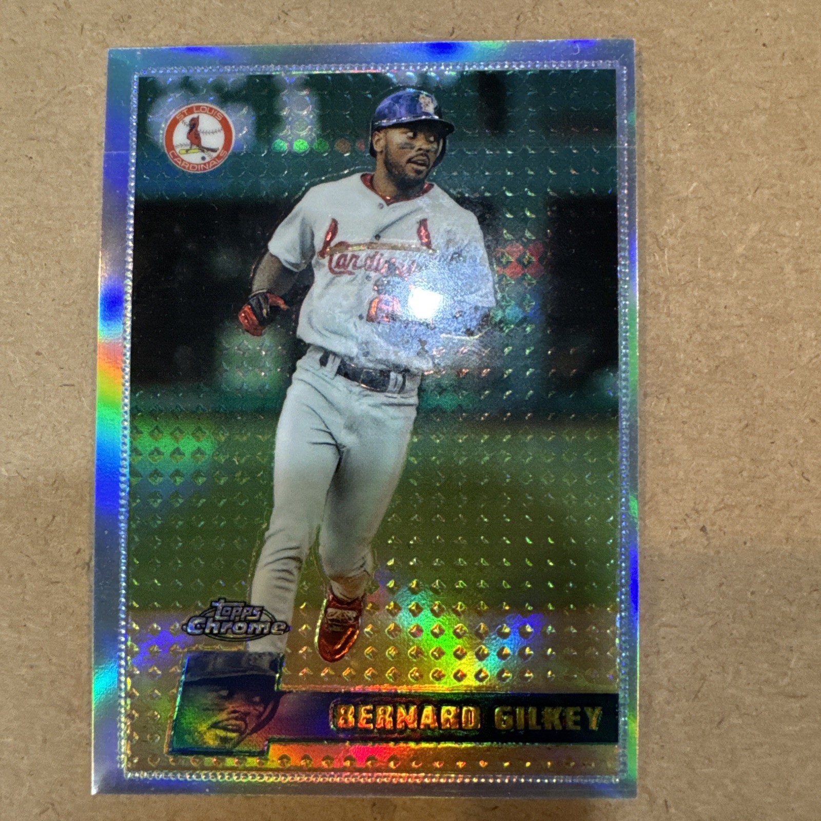 1996 Topps Chrome - Bernard Gilkey #101 Refractor