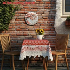 Pink Peach Blossom Bloom Chinese Theme Etched Round Aluminum Wall Art