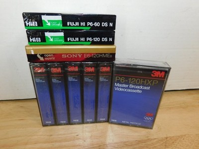 9 NIP Misc, Fuji, Sony, & 3M 120 Minute Digital Hi 8mm Video Tapes, 2/86