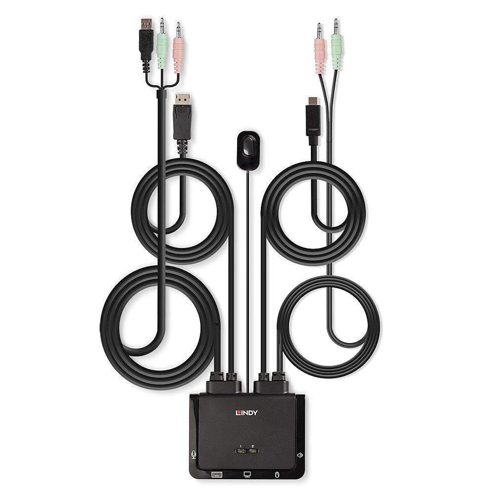 Switch KVM 2 Ports DisplayPort 1.2 avec Commutation Audio et Commande Déportée - 2