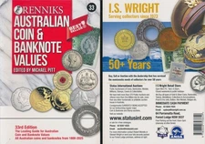 Renniks Australian Coin & Banknote Catalogue 33rd Ed NEW JUST RELEASED IN STOCK