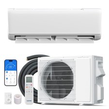 Garvee 12000BTU Mini Split AC 22 SEER2 115V WiFi Alexa Cools 750 Sq Ft Heat Pump