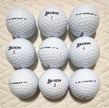50 Srixon Z-STAR XV White 5A/4A Near Mint Used Golf Balls