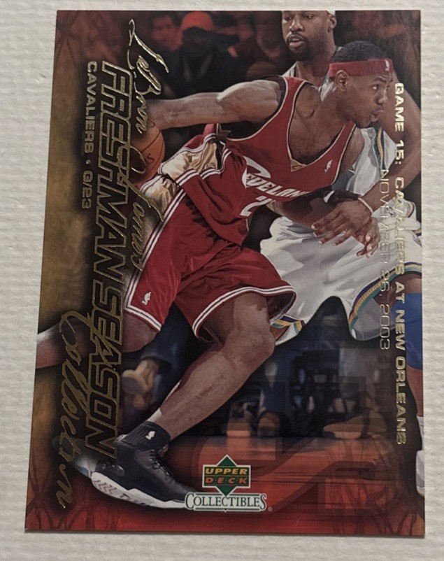 2003-04 Upper Deck LeBron James Freshman Season Collection-LeBron James #15(RC)