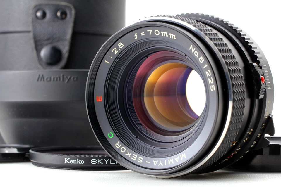 [Excelente COMO NUEVO con Capucha] Lente Mamiya Sekor C E 70 mm F2,8 M645 1000S Super Pro TL JAPÓN Foto 2 de 4