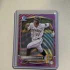 2025 Bowman Chrome Prospects Konnor Griffin #BCP-86 Fuchsia Wave Refractor /199