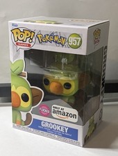 Funko Pop! Vinyl: Pokémon - Grookey (Flocked) - Amazon (Exclusive)