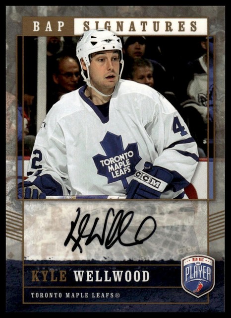 2006-07 Be A Player #8 Kyle Wellwood BAP Signatures SN25 #/25