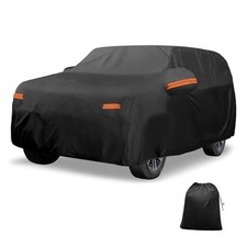 Car Cover Outdoor Waterproof Sun Rain Snow Hail Protection with Left Side