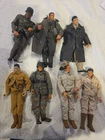 7 VINTAGE HASBRO GI JOE 12” MILITARY ACTION FIGURES