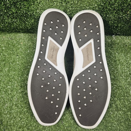 Wolf & Shepherd Light Grey Leather Crossover Slip On Loafer Shoes Mens US 15 - Picture 8 of 10
