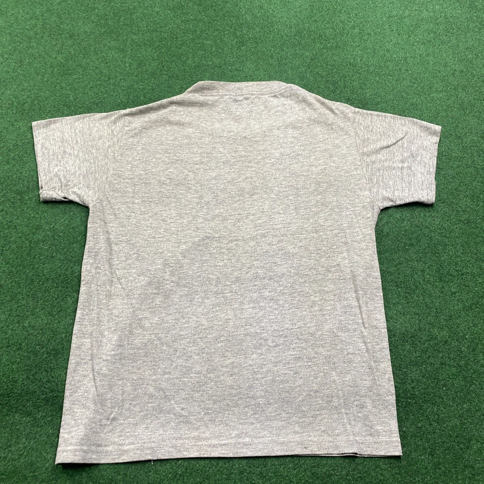 Vintage Portland Trailblazers Shirt Mens M Gray 80S Caricature NBA Basketball - Image 3 of 4