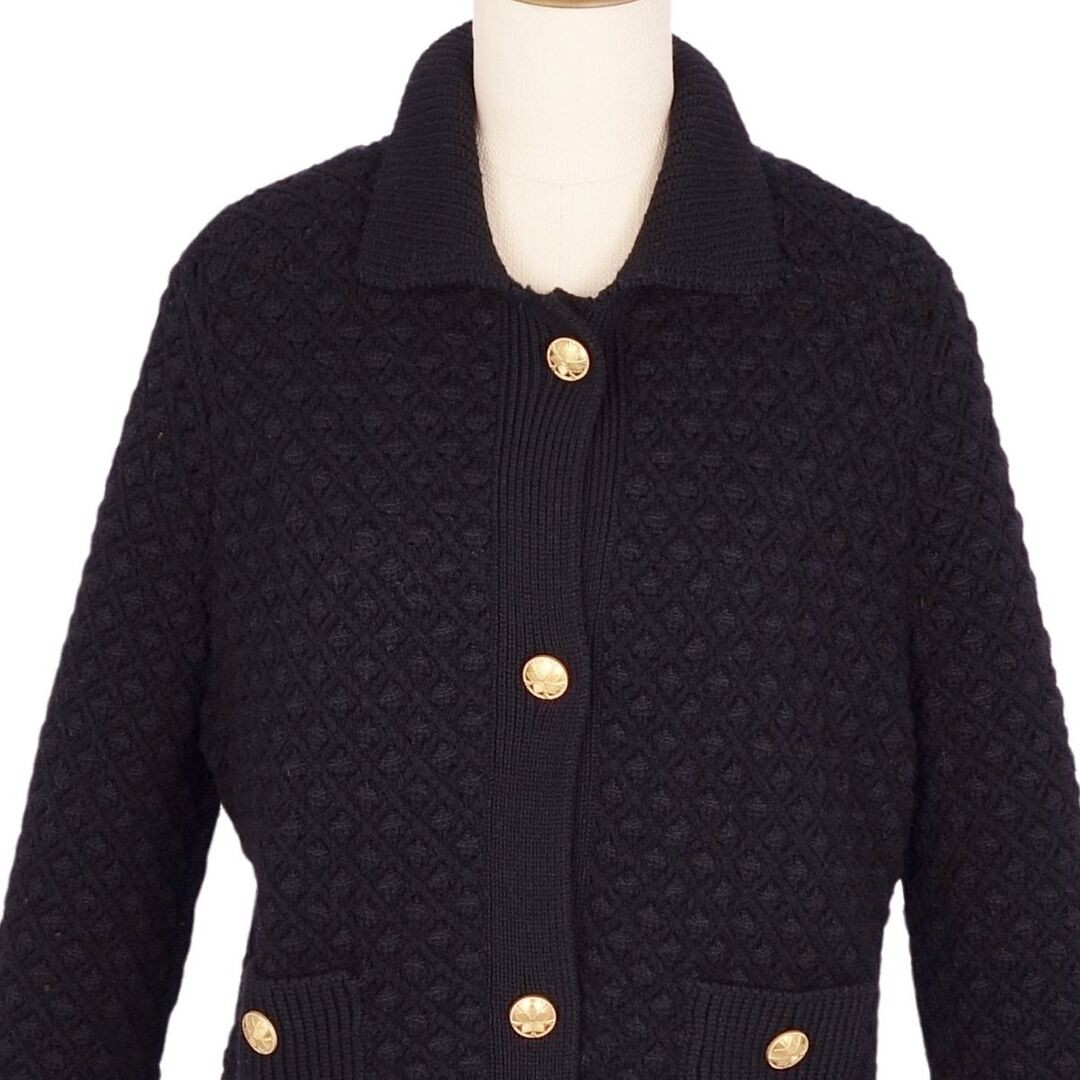 Dior Christian 2023 Knit Jacket Cardigan Plaid Wool Outerwear F40 Used MOLO-0 thumbnail 3