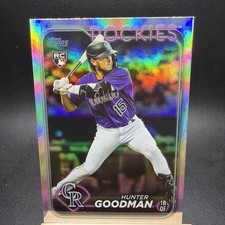 Hunter Goodman 2024 Topps #432 Rainbow Foil Rookie RC Colorado Rockies