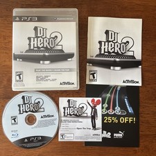 Mint DJ HERO 2 PS3 Sony Playstation 3 Game complete with Manual