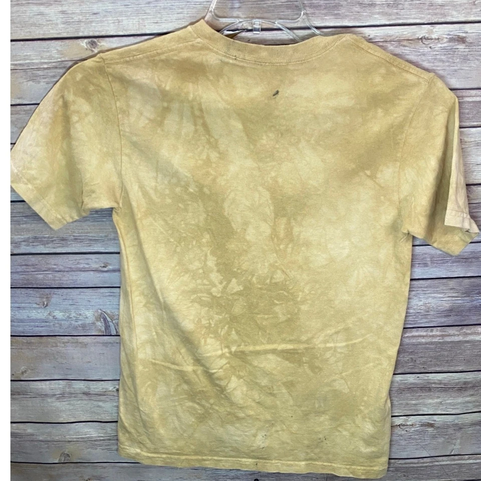 Camiseta The Mountain Dog Face Juvenil Talla Grande Amarilla Tie Dye Manga Corta Foto 2 de 4