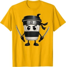 Italian Brainrot Character Capuccino Assassino Fun Unisex T-Shirt