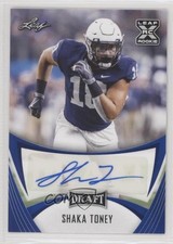 2021 Leaf Draft Blue Shaka Toney #BA-ST1 Auto 4ib