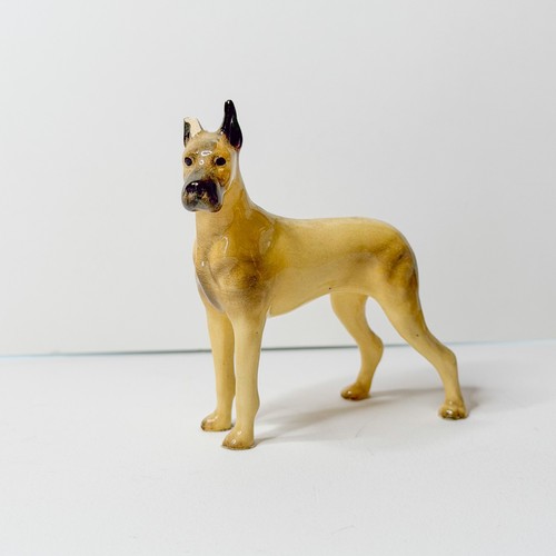 Retired Hagen Renaker Great Dane Dog Figurine Broken Ear Damaged TLC