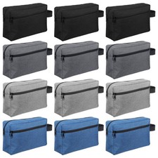12 Pcs Travel Toiletry Bag, Waterproof Cosmetic Bag with Handle Portable Shav...