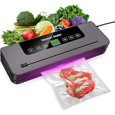 Vacuum Sealer,Automatic Food Vacuum Sealer,5 modes,with 10 sealing pockets and b