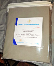 Grey Twin XL Fitted Sheet - Brand New 39" x 80" x 15" Premium Collection