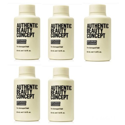 Authentic Beauty Concept Replenish Cleanser for Damaged Hair - 1.6 fl oz, 5 Pack