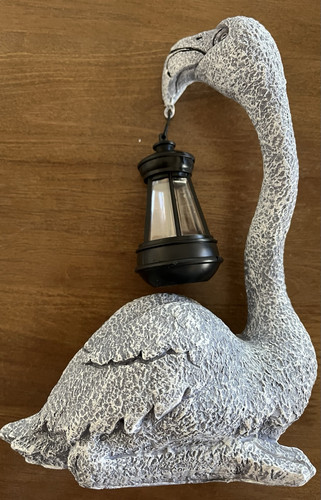 Gray Flamingo A.solar Lantern