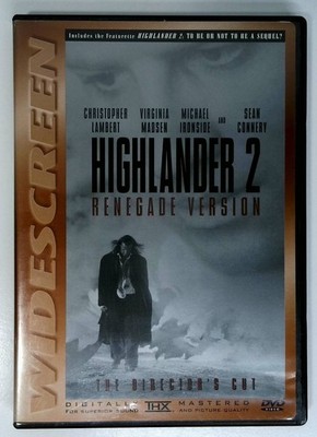 Highlander 2: Renegade Version (DVD, 1990) Preowned