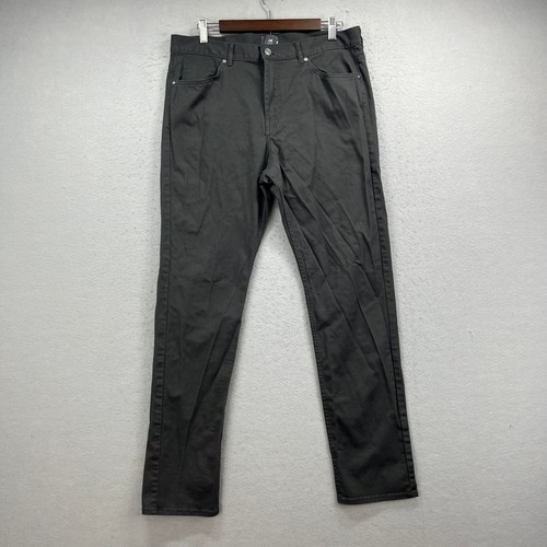 H&M, H&M Pants Mens 33x32 Gray Slim Fit Chino Stretch Workwear Casual Preppy Classic
