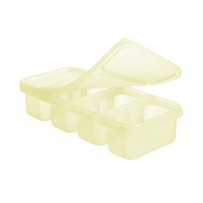 1/2 Cup Silicone Freezer Tray with Lid   Clear Freezer Molds for Baby Food St...