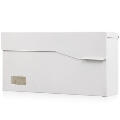 xydled White mailbox wall mount, no lock