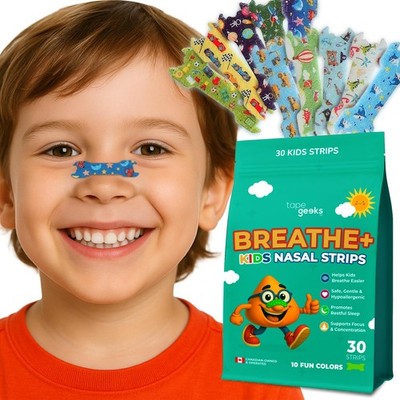 Nasal Strips Kids Nose Breathing Reducing Snoring Boys Girls Mixed Colors