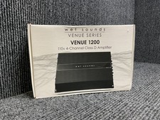 Wet Sounds Venue Series 110V 1200W 4 Channel Amplifier