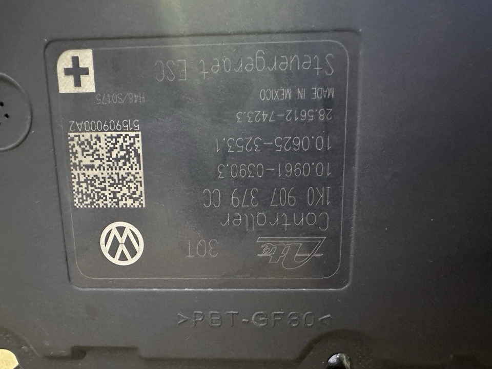 Bomba de freno antibloqueo ABS Volkswagen Passat 2015-2018 1K0614517EJ OEM Foto 3 de 4