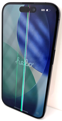 #ad #ad Apple iPhone 15 Pro A2848 Unlocked 256GB Titanium Blue *PARTS: SCREEN LINES* $309.00