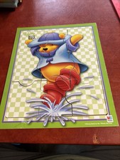 Winnie The Pooh 9 Piece Wood Puzzle Disney MB Vintage