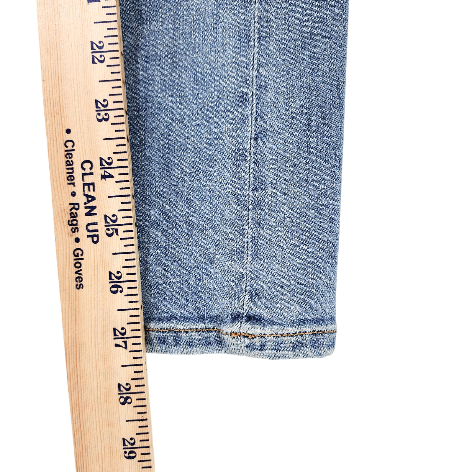 Ben Taverniti Unravel Project Skinny Jean 24 Women Lt Blue Button Fly High Rise image 5