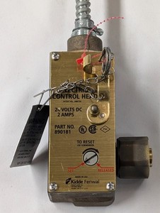 Kidde Fenwal 890181 Electric Control Head WK-890181-000 24VDC CO2 Fire Suppress