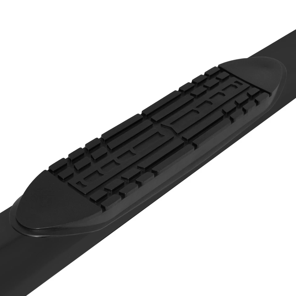 For Chevy Silverado 1500 LD 19 Side Steps 5" Slide Track Series Cab Length Black Foto 2 de 4