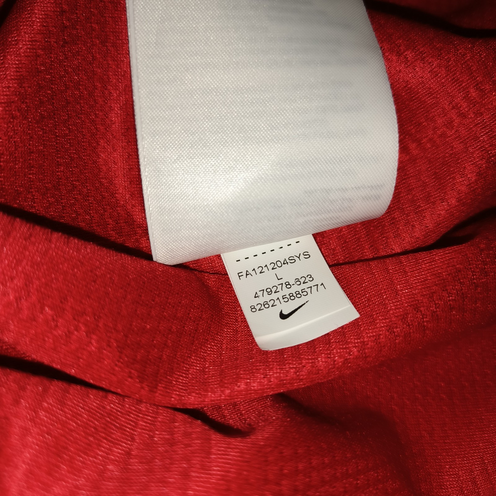 Manchester United Home Football Shirt Jersey 2012 2013 Rafael Nike L