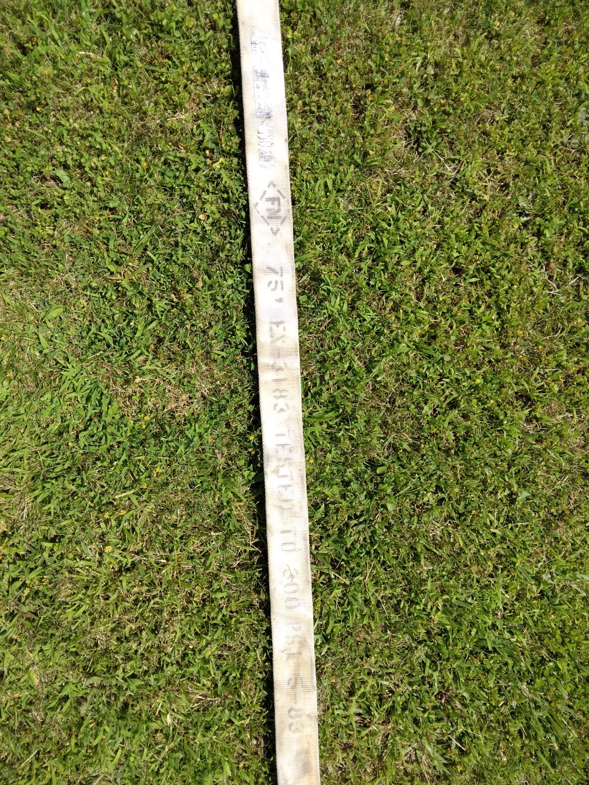 Vintage WD Allen Co.75 ft Firehose and Brass Nozzle