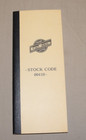 Vintage Chicago North Western Railroad Stock Code 00410 Notebook Unused — photo 1