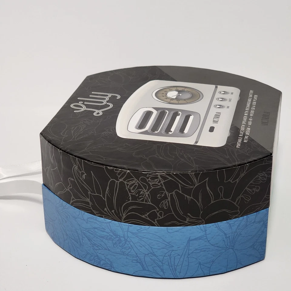 Lily VICTROLA Portable Bluetooth Speaker w/ Rechargeable Battery - New in Box - Image 4 of 4