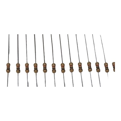Résistances Carbone 130K Ohms 1/4W, Tolérance 5% - Lot De 50 Pièces, Pour électronique Et Bricolage