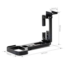 Aluminum Hot Shoe Mount L Bracket Hand Grip Plate for Sony A9 II/A7R IV Camera