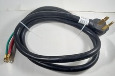 50 AMP Utilitech 6-ft 4-Prong Black Range Appliance Power Cord Item 118694