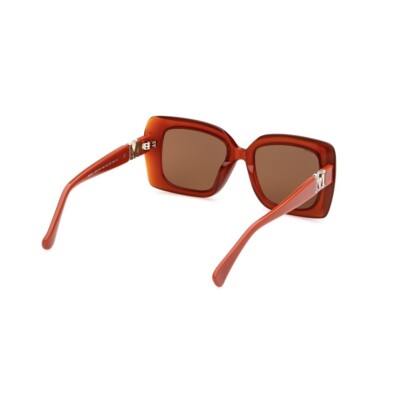 MAX MARA MM0030-44E-54 Sunglasses Size 54mm 140mm 16 orange SUNGLASSES NEW MAX MARA Emme7 MM0030 44E Dark Orange Square Plastic  main image 2